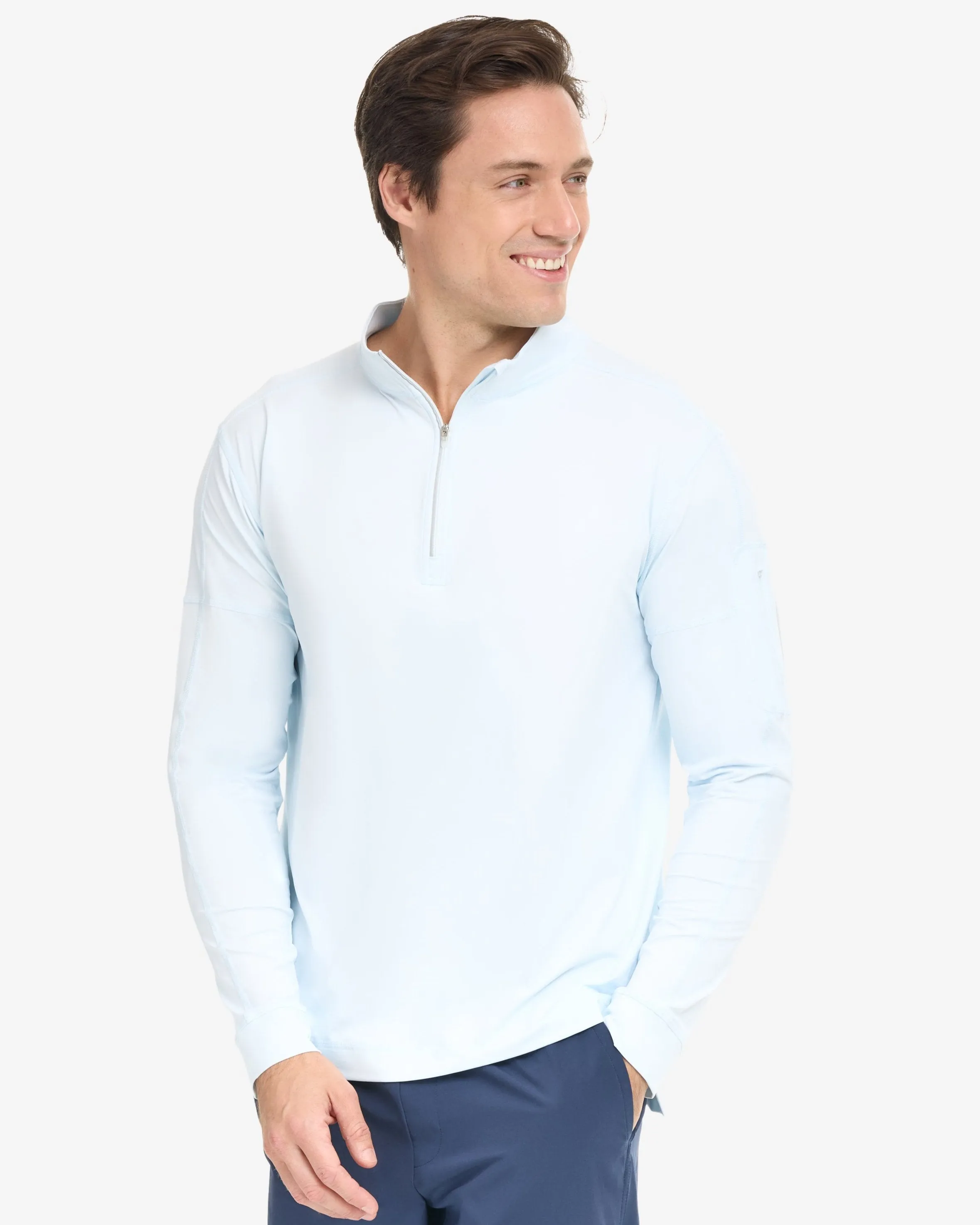 MEN'S MOCK ZIP TOP (12001)