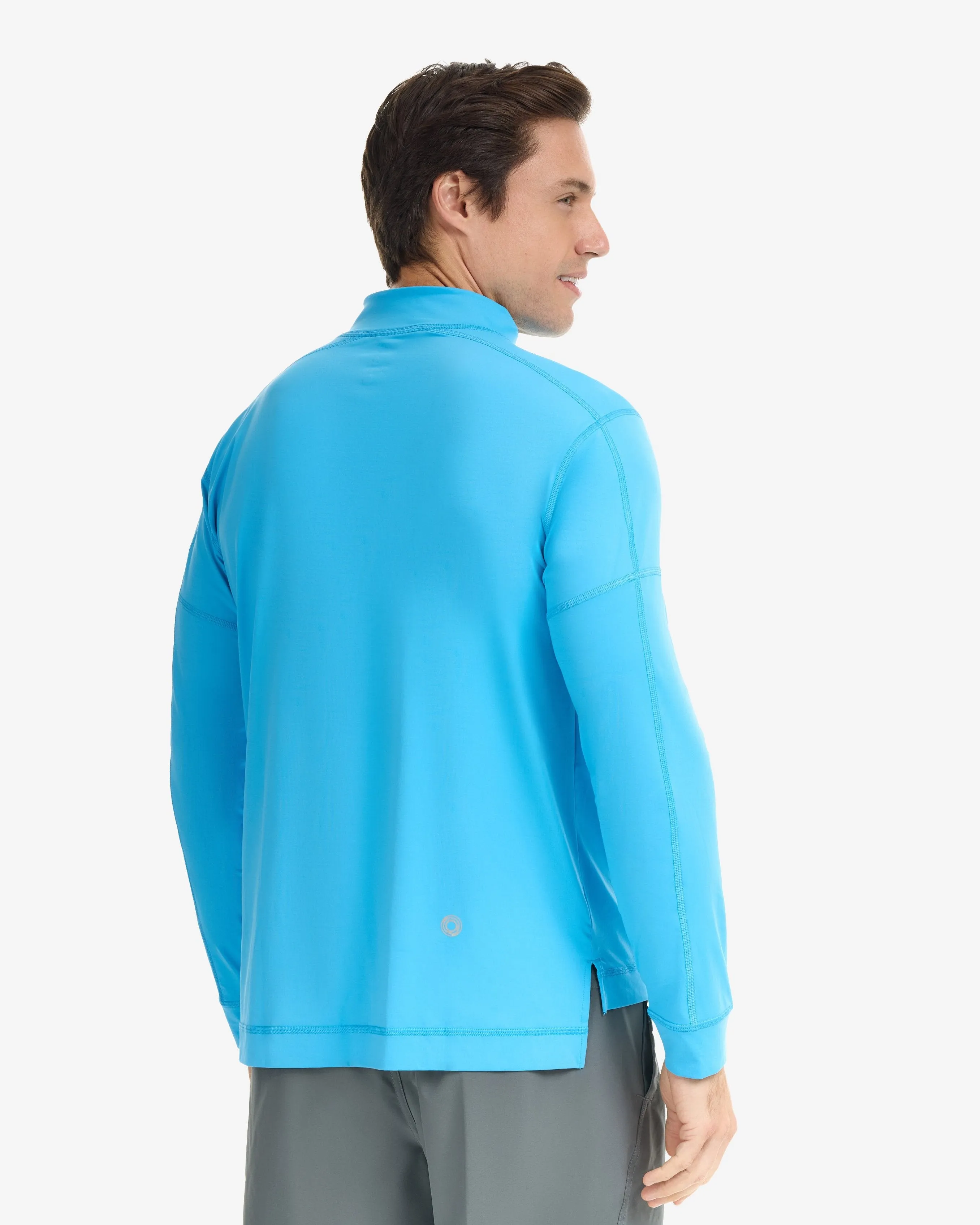 MEN'S MOCK ZIP TOP (12001)
