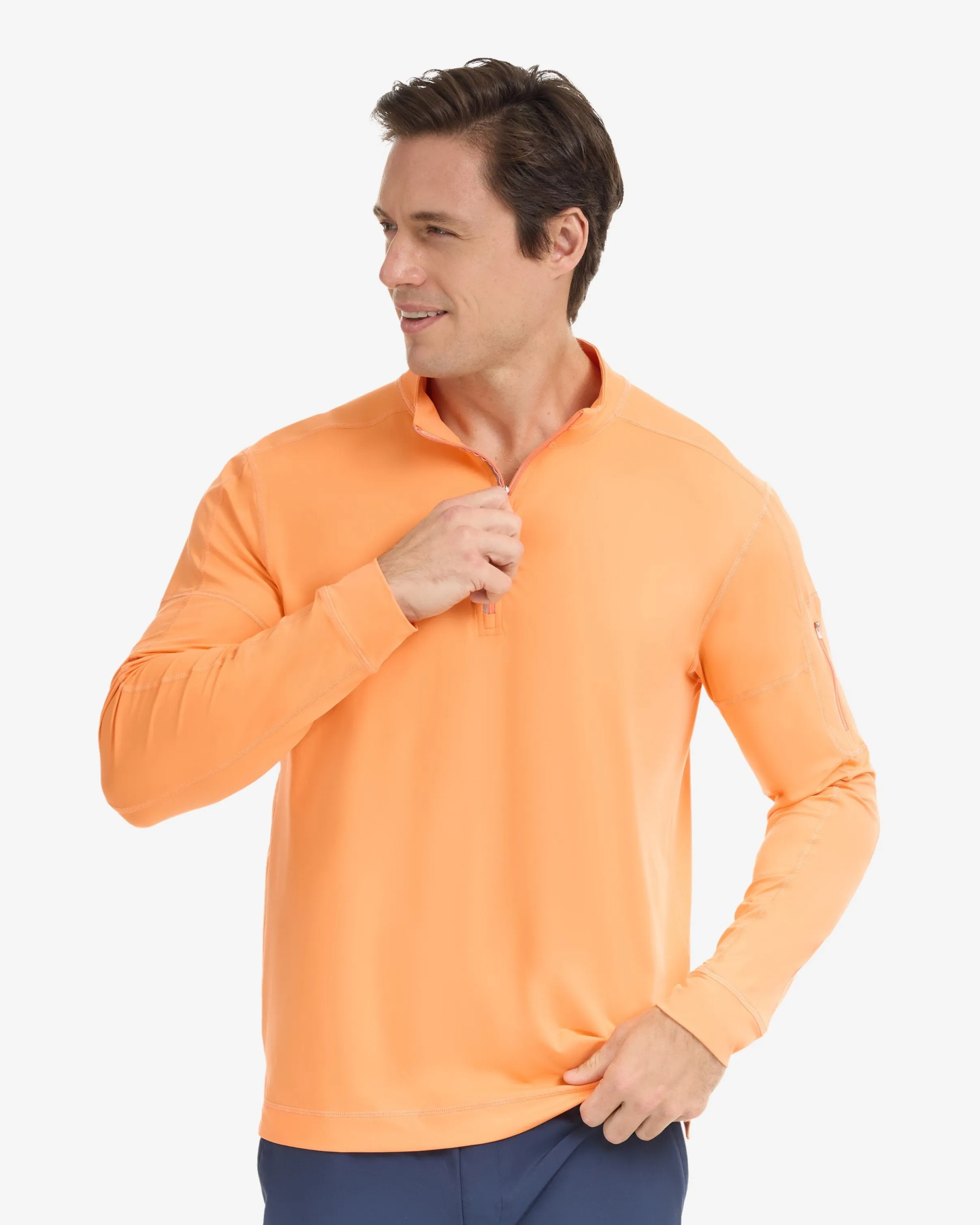 MEN'S MOCK ZIP TOP (12001)