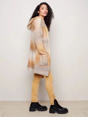 OMBRE SPACE DYE CARDIGAN