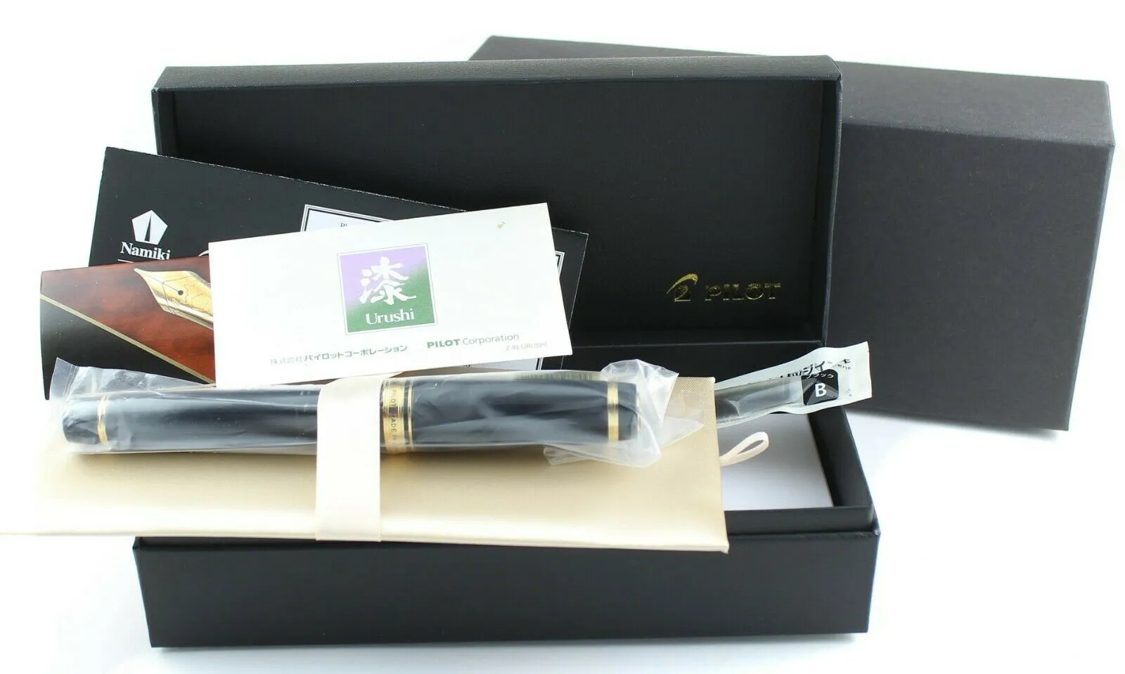 Pilot Custom Black Urushi Fountain Pen