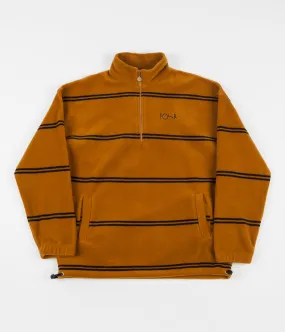 Polar Striped Fleece Pullover 2.0 Sweatshirt - Caramel