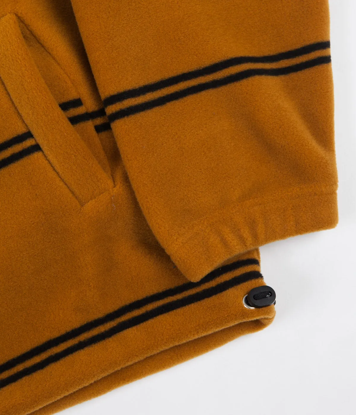 Polar Striped Fleece Pullover 2.0 Sweatshirt - Caramel