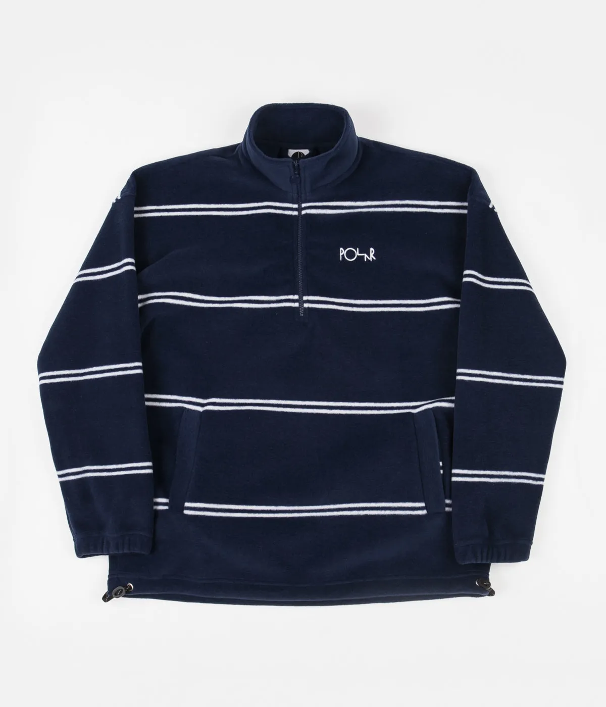 Polar Striped Fleece Pullover 2.0 Sweatshirt - Rich Navy