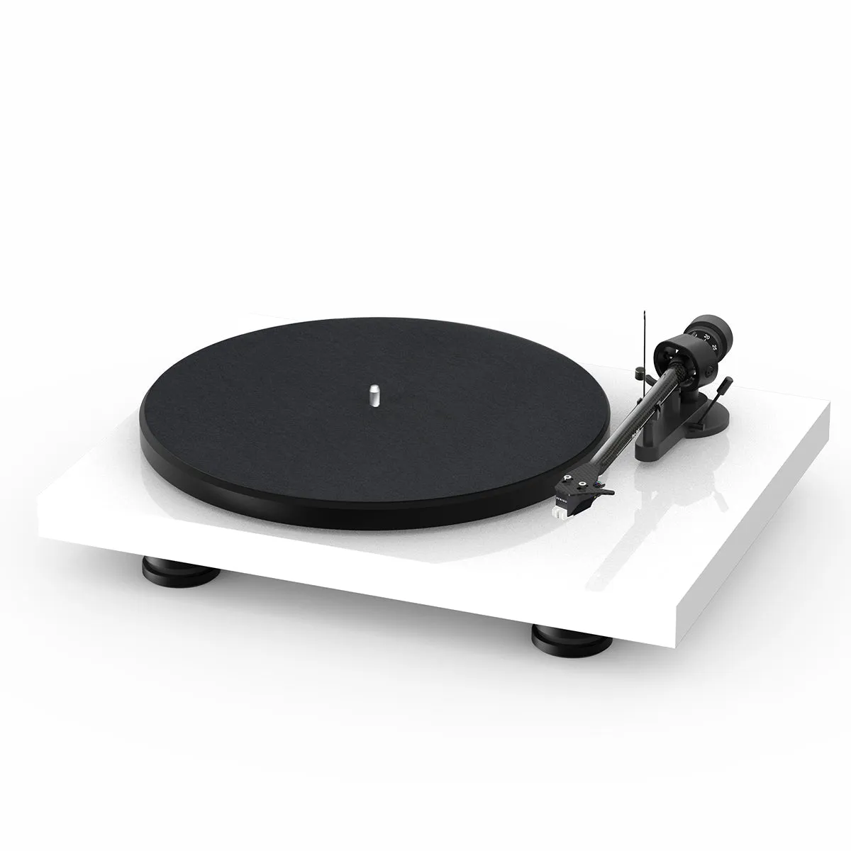 Pro-ject OPEN BOX Debut Carbon Evolution (EVO) Turntable - Gloss White - Excellent Condition