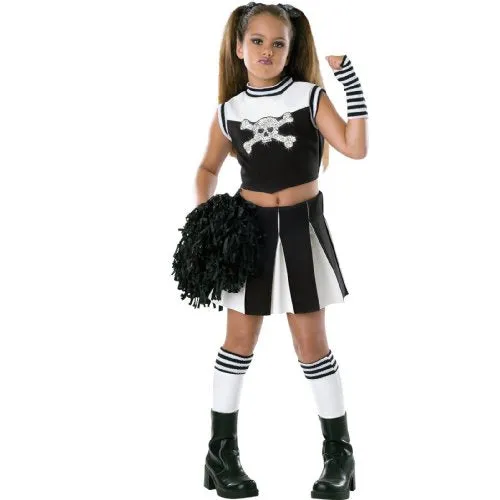Rubie's Girl's Bad Spirit Goth Cheerleader Costume