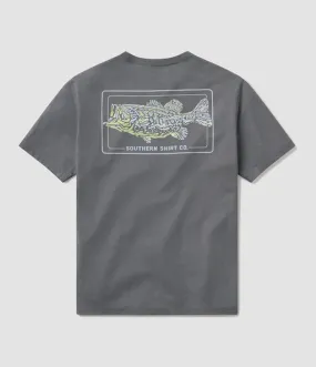 Southern Shirt : Bassquatch logo - Volcanic Ash