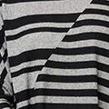 Striped Asymmetric Long Sleeve Tunic Top