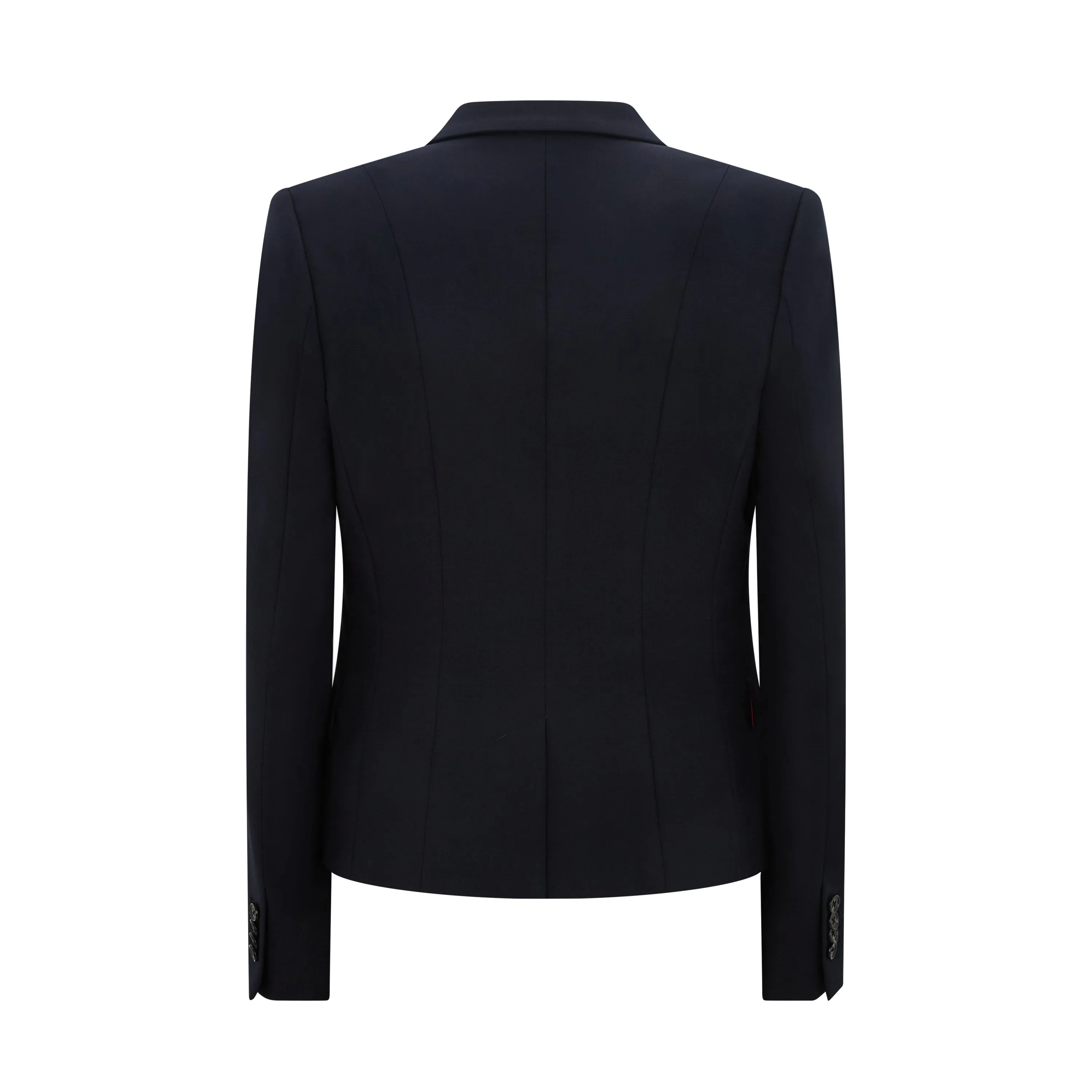 Tailored Peak Lapel Wool Jacket