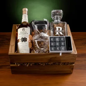 Whiskey Crate Gift Set