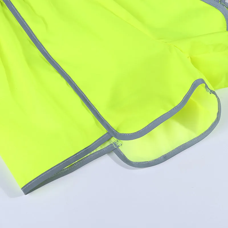 Women's High Waist Loose Reflective Two-Piece Suit